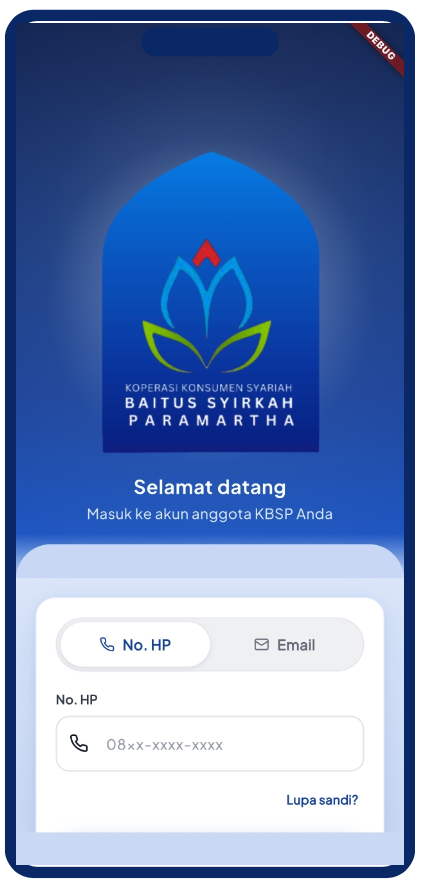 Tampilan Aplikasi Mobile KBSP